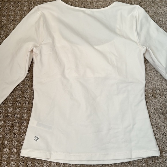 Women’s ATHLETA Shanti Scoop Top ivory size small - Picture 8 of 12